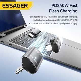 Essager 240W USB 4.0 C เป็น C OTG Converter รองรับตัวแปลงมัลติฟังก์ชั่น 8K/60Hz
