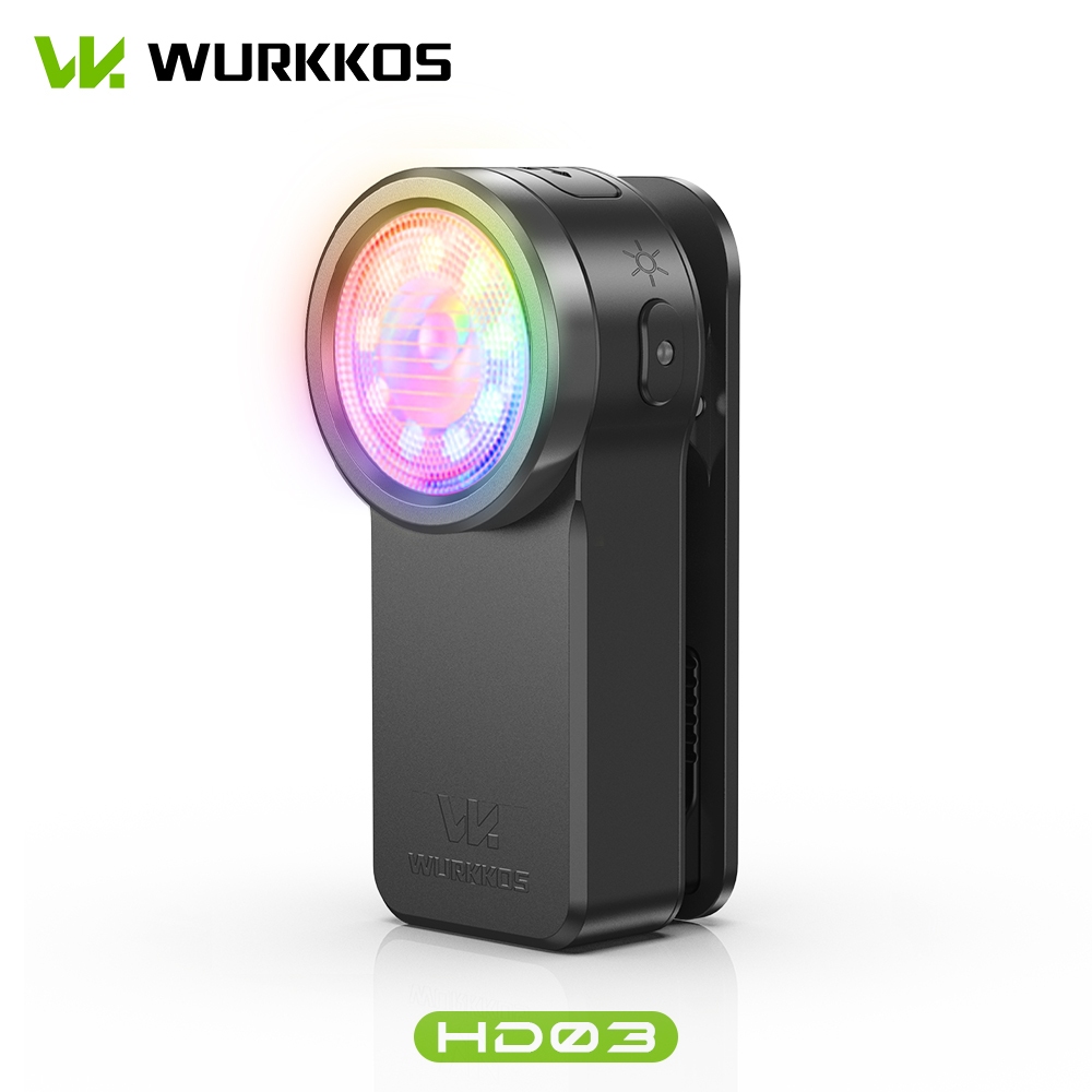 Wurkkos HD03 680lm คลิปไฟฉาย 8 โหมด มีสปอตไลท์และไฟRGB