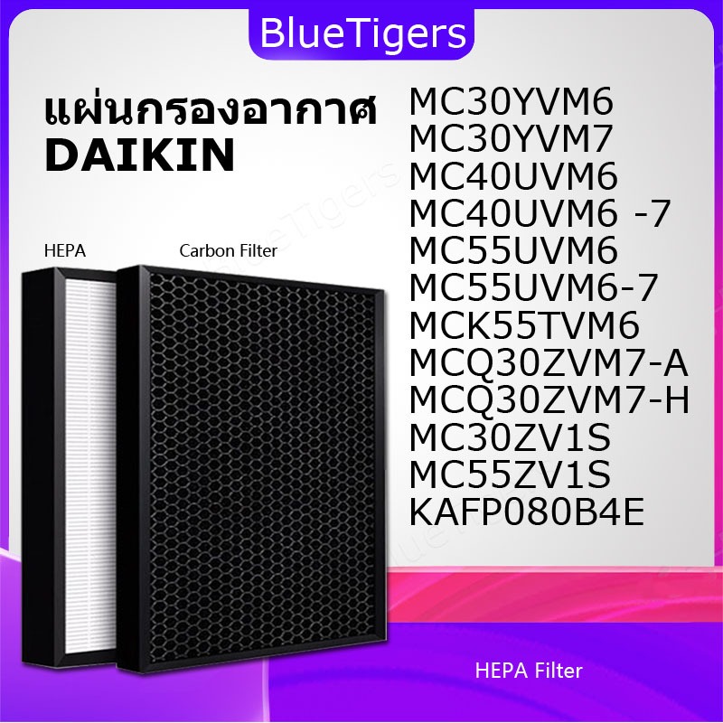 Bluetigers Daikin Air Filter MC30YVM6 MC30YVM7 MC40UVM6 -7 MC55UVM6 MC55UVM6-7 MCK55TVM6 MCQ30M7ZV2S