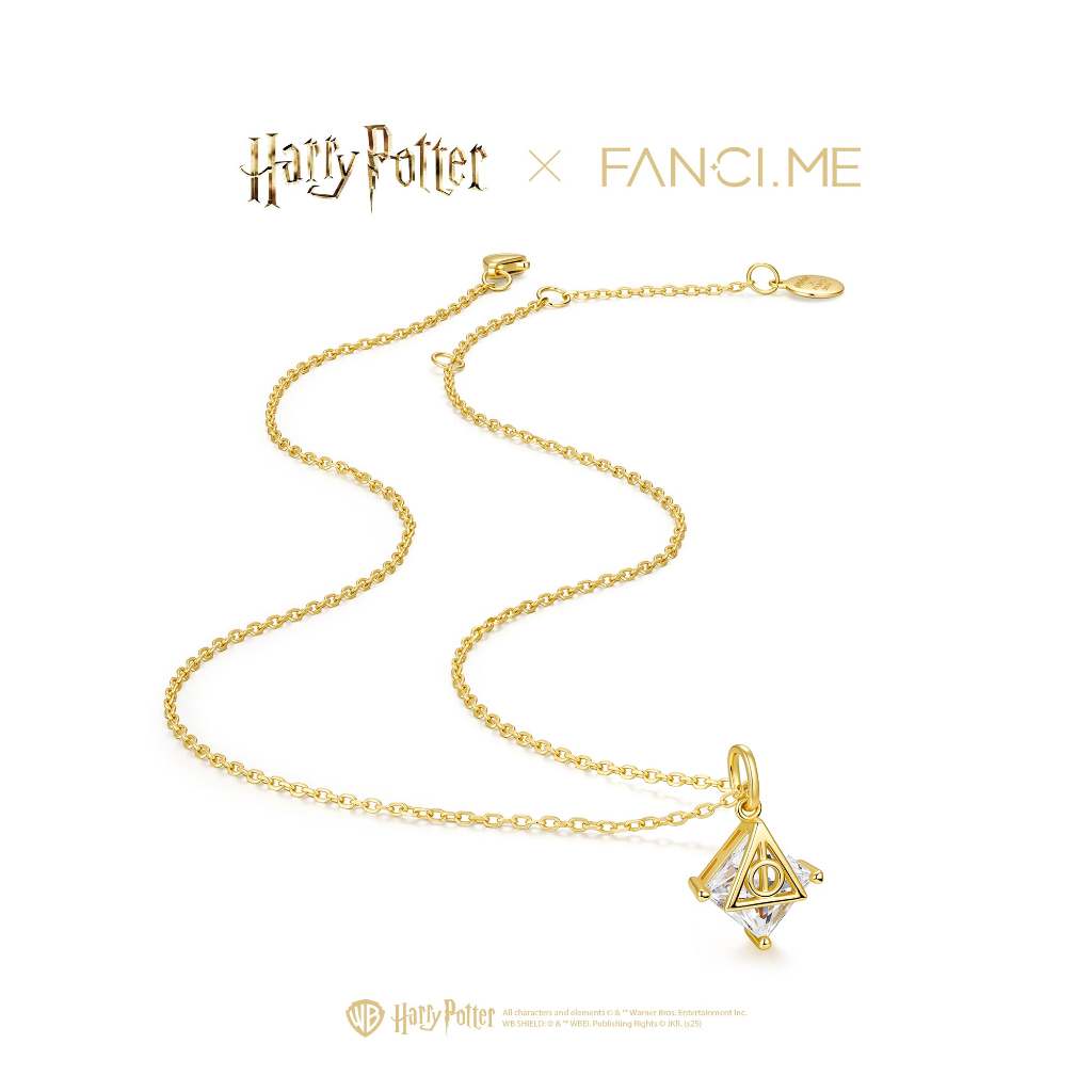 สร้อยคอลายน์Deathly HallowsจากHarry Potter ผลิตจากเงินแท้ โดยFancime