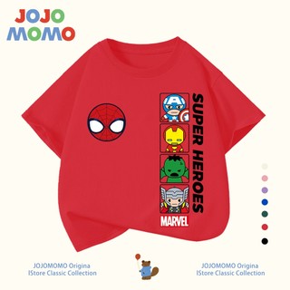 เสื้อยืดเด็กผู้ชาย แขนสั้น ลายสไปเดอร์แมน ผ้าฝ้ายแท้100% ใส่สบาย อ่อนโยนต่อผิวเด็ก ส่งเร็ว24ชม