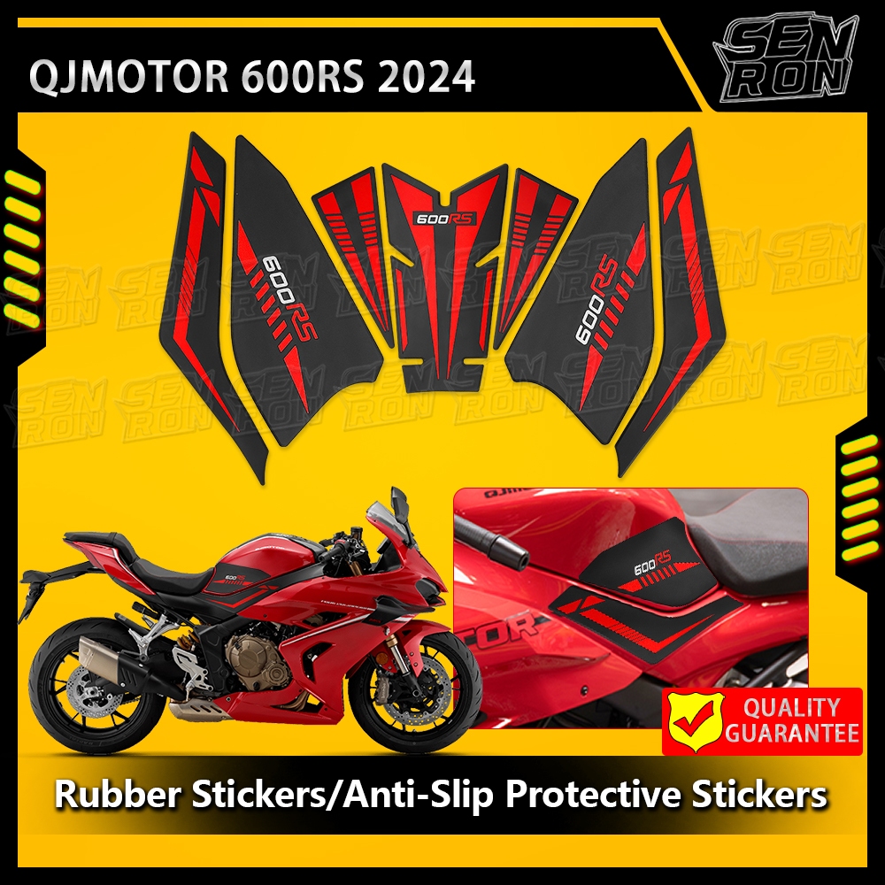 QJMOTOR 600RS 2024 รถจักรยานยนต์ Frosted สติกเกอร์เหมาะสําหรับ QJMOTOR 600RS 2024 รุ่น Anti Slip Dec