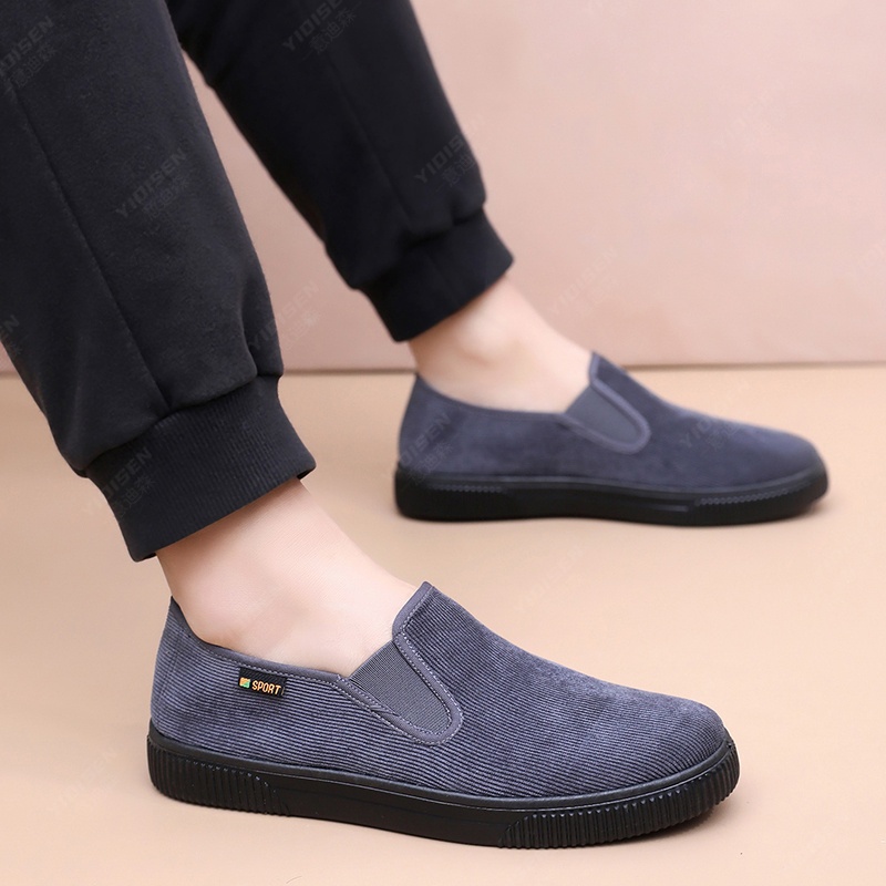 Breathable Mens Flat-Soled Flat Anti-Slip Driving Shoes ราคา ถูกที่สุด ดีลบีเคเค แกลเลอรีภาพที่ 7
