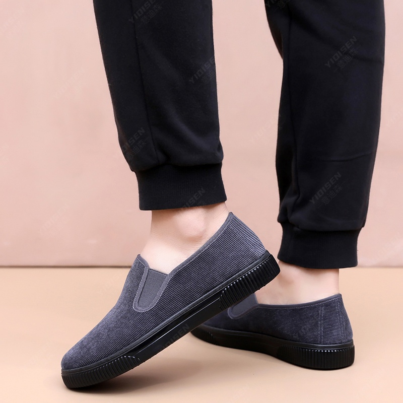 Breathable Mens Flat-Soled Flat Anti-Slip Driving Shoes ราคา ถูกที่สุด ดีลบีเคเค แกลเลอรีภาพที่ 6
