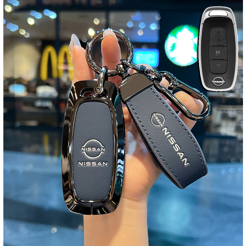 Nissan ฝาครอบกุญแจรถสําหรับ Nissan serena C28 Teana/X-Trail/Juke/Kicks/March/Tiida/Altima Ariya 2022