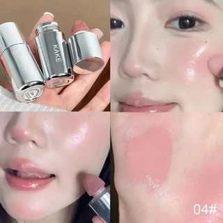 Velvet Liquid Blush Matte Sponge Head Blusher Natural Lasting Brighten facial Contour Blush Tint แต่งหน้า