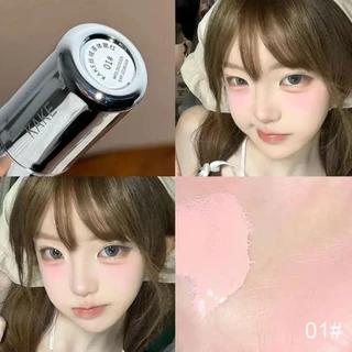 Velvet Liquid Blush Matte Sponge Head Blusher Natural Lasting Brighten facial Contour Blush Tint แต่งหน้า
