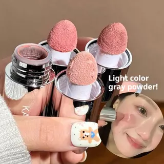 Moisturizing Sponge Head Blusher Liquid Blush Stick Natural Lip Contour Cheek แต่งหน้า Matte Milk สีชมพู Brighten Rouge Highlighter