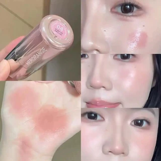 Moisturizing Sponge Head Blusher Liquid Blush Stick Natural Lip Contour Cheek แต่งหน้า Matte Milk สีชมพู Brighten Rouge Highlighter