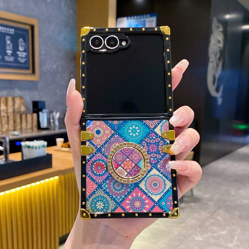เคสหรู 2 in 1 สําหรับ Samsung Galaxy Z Flip 7 / Z Flip 6 / Z Flip 7 FE