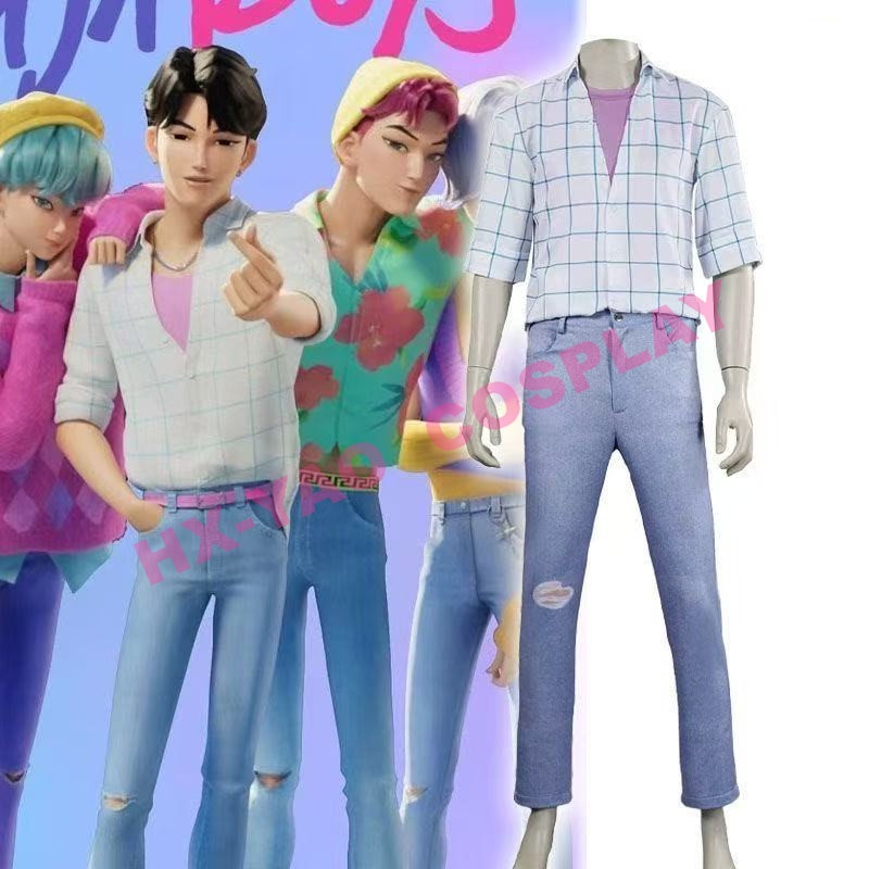 【HX-YAO】การแสดงฮาโลวีน Saja Boys Jinu cosplay costumes KPop Demon Hunters เครื่องแต่งกายคอสเพลย์