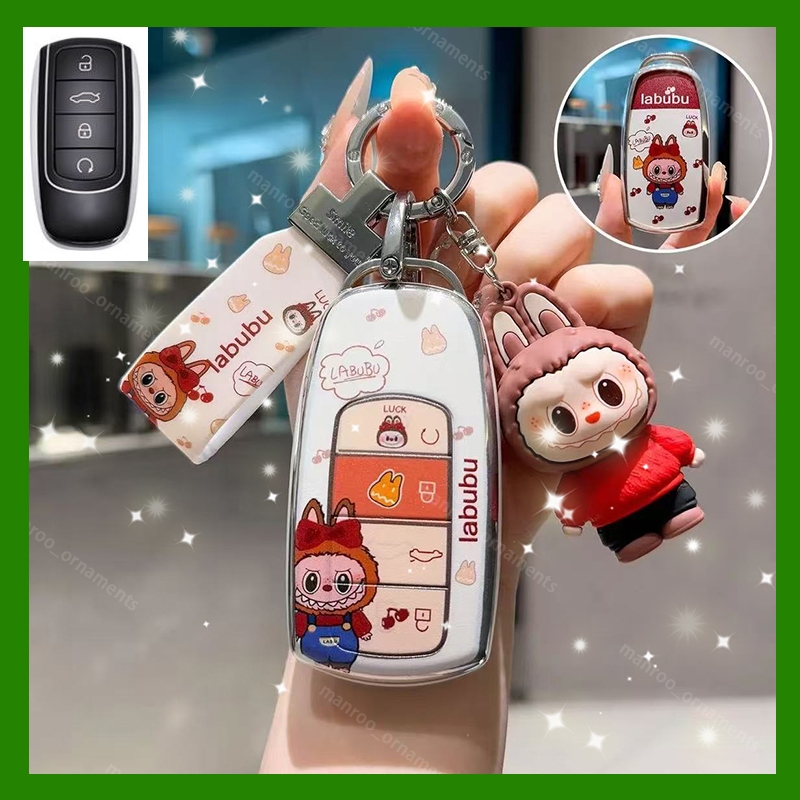 【ลายสองด้าน】key case เคสกุญแจ OMODA 5 ฝาครอบกุญแจรถ CHERY Jaecoo J7 J8 OMODA5 เคสกุญแจรถยนต์ เคสกุญแ