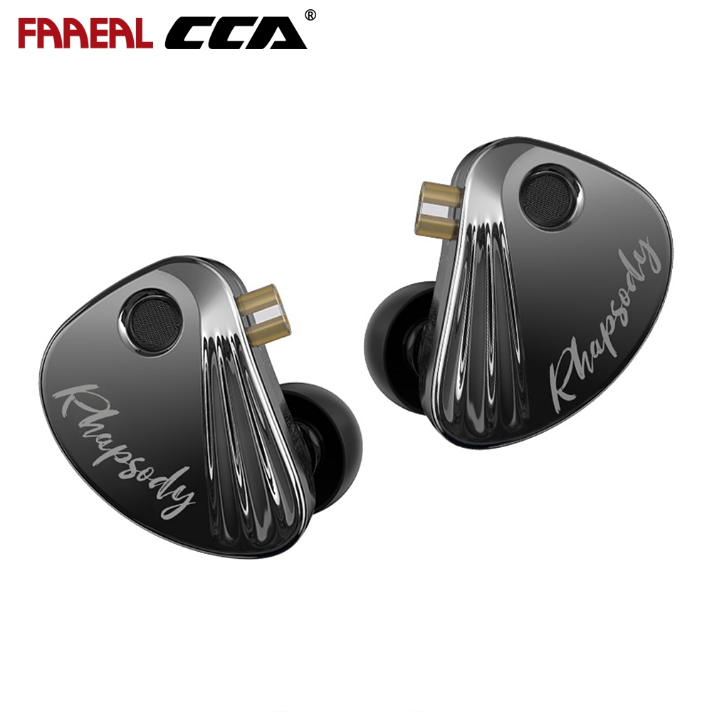 FAAEAL CCA Rhapsody Tunable หูฟัง 2DD + 4BA Hybrid โลหะ IEM HiFi In-ear Monitor หูฟังเบสที่ดีหูฟังที