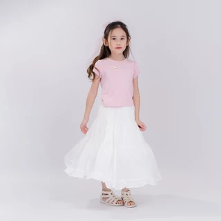 B&R Kids【กระโปรงเด็ก】ส่งจากไทย กระโปรงเค้กแฟชั่น สไตล์เกาหลี ความยาวปานกลาง กระโปรงเจ้าหญิง เด็กหญิง 3-12 ปี