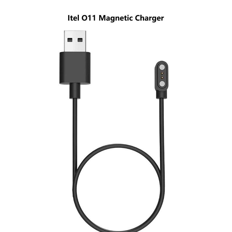 สายชาร์จแม่เหล็ก 2 พินสําหรับ itel Smart Watch O11 สายชาร์จ 0.6m