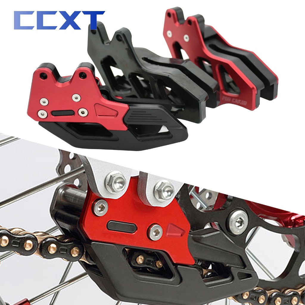 Ccxt อุปกรณ์ป้องกันโซ่อลูมิเนียม CNC สําหรับรถจักรยานยนต์ Honda CRF250L CRF250M CRF300L RALLY CRF125F CRF230F CRF250F