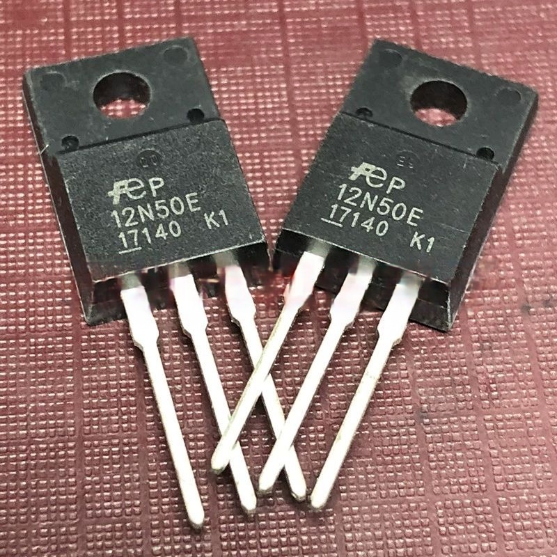((1 ชิ้น) ชิ้นส่วนอิเล็กทรอนิกส์ 12N50E FMV12N50E พร้อมสต็อก TO-220F 500V 12A MOS Field Effect Tube