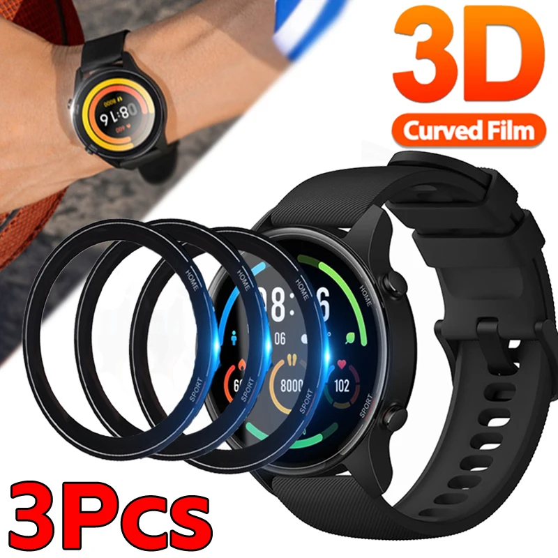 ฟิล์มป้องกันสําหรับ Xiaomi Watch Mi Color Sports Edition Ultra-Thin Full Coverage Screen Protector Film สําหรับ Mi Watch Color Sport Smartwatch อุปกรณ์เสริม