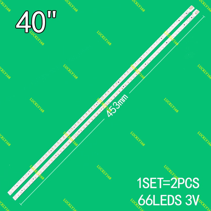 พร้อมส่ง ชุดแบ็คไลท์ใหม่ TOSHIBA 40AL10E 40PL10E V400H2-LF2-TLEM2 V400H2-LE2-TREM2 LED BACKLIGHT PAN