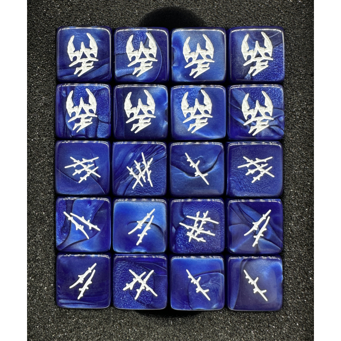 Warhammer 40K Dice Dark Spirit Dice 6-Sided Dice Warhammer Dice Board Game Running Group Dice