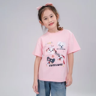 B&R Kids【เสื้อยืดแขนสั้นเด็กผู้หญิง】จัดส่งจากไทย เสื้อพิมพ์ลายการ์ตูนเด็กผู้หญิง ผ้าฝ้าย นุ่มสบาย ลำลอง แฟชั่นน่ารัก