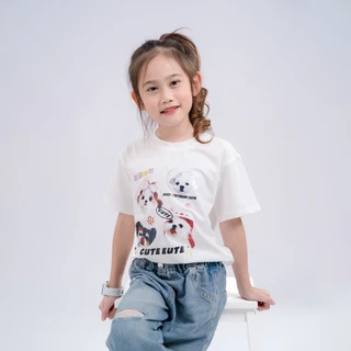 B&R Kids【เสื้อยืดแขนสั้นเด็กผู้หญิง】จัดส่งจากไทย เสื้อพิมพ์ลายการ์ตูนเด็กผู้หญิง ผ้าฝ้าย นุ่มสบาย ลำลอง แฟชั่นน่ารัก
