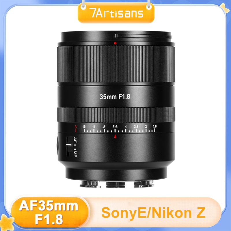 7artisans 35mm f1.8 Full-Frame AF Auto focus Portrait เลนส์สําหรับ Sony E Nikon Z STM เงียบมอเตอร์ P