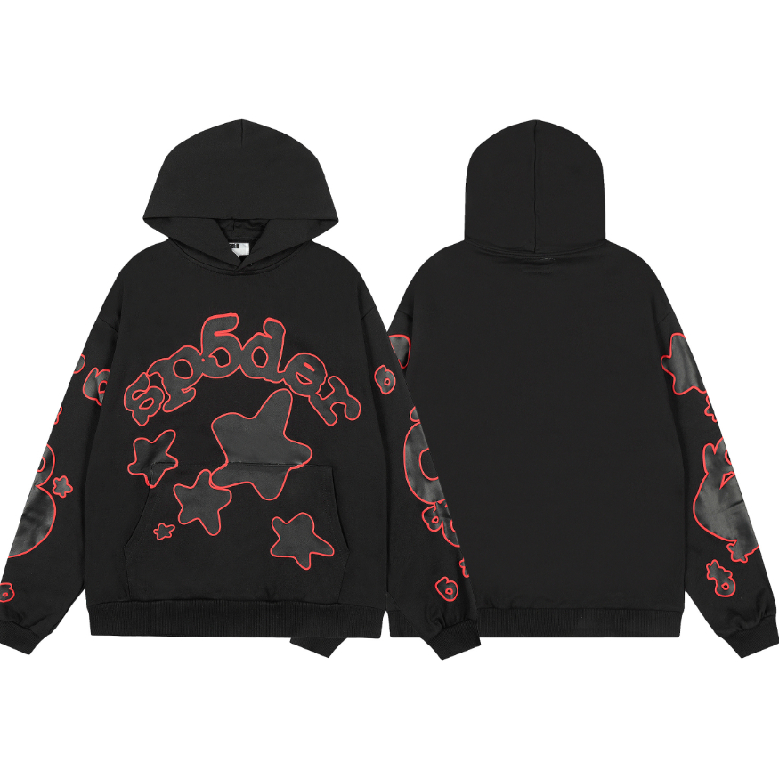 เสื้อกันหนาวพร้อมฮู้ด พิมพ์ลายโฟม SP5DER