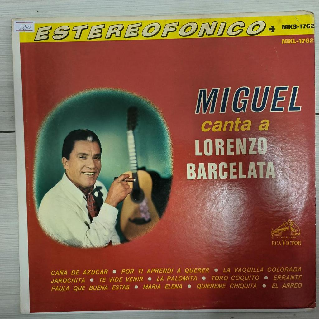 Miguel* พร้อม Mariachi Vargas De Trealitlan Miguel ร้องเพลง Lorenzo Barcelata VINYL LP