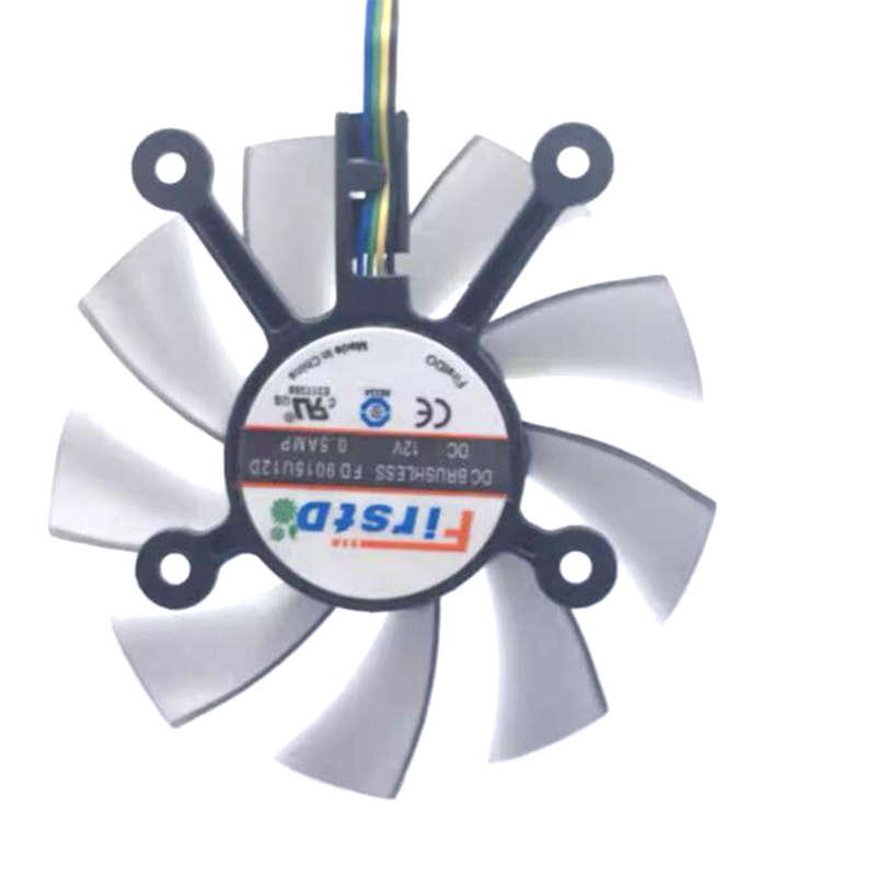 4Pin 7.5 ซม.กราฟิกการ์ดพัดลมสําหรับ Asus HD7850 HD7770 GTX650Ti GTX650 GTX750 อะไหล่