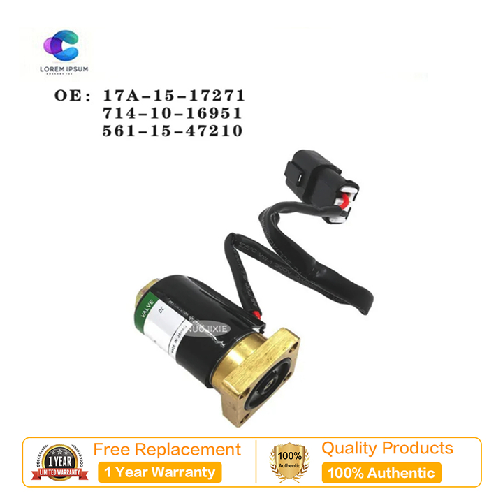 Komatsu loader อะไหล่ WA320 โซลินอยด์วาล์ว WA380-3 เกียร์ไปข้างหน้าโซลินอยด์วาล์ว WA350-1 คุณภาพสูงใ