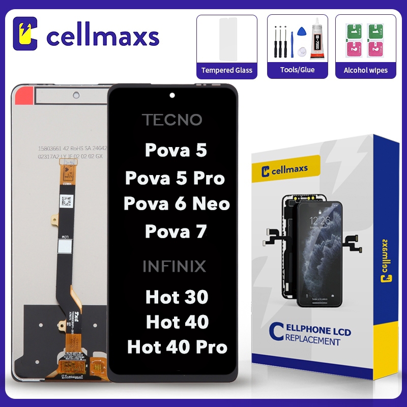 สําหรับ TECNO Pova 5 6 Neo 7 Spark 10 20 Pro INFINIX Hot 30 40 Pro 4G หมายเหตุ 30 40X 5G LJ6 KJ6 KI7