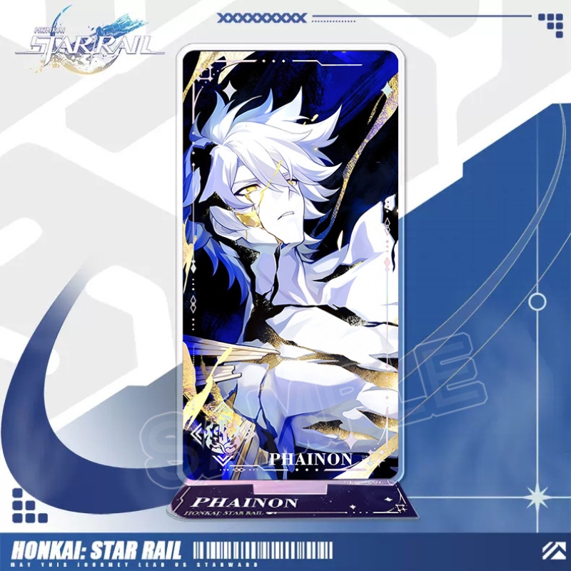 Honkai: ขาตั้งรางดาว Aglaea Kainon Firefly Light Cones อะคริลิคตกแต่ง