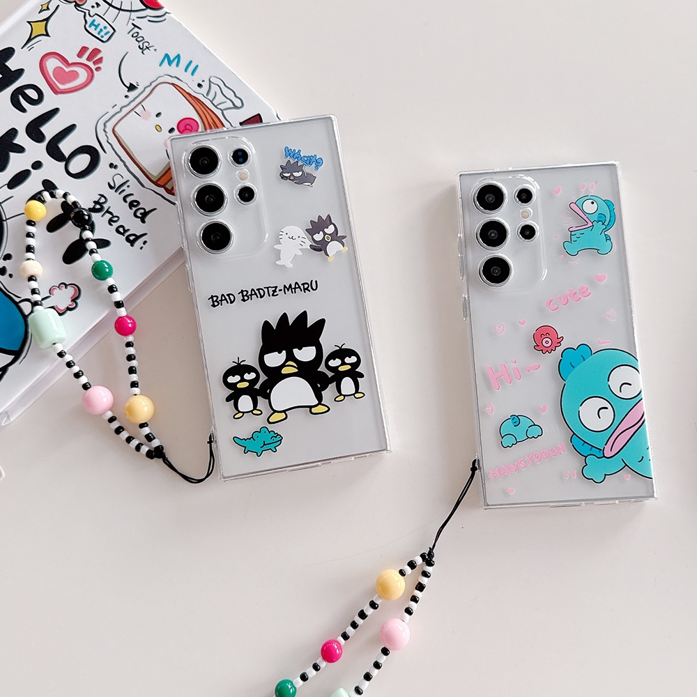 การ์ตูนน่ารัก ปลาตัวตลก เชือกมือ เคส Samsung Galaxy S25 FE S25 Ultra S25 Plus S25 S24 FE S24 Ultra S24 Plus S24 S23FE S23 Ultra S23 Plus S23 S22Ultra A56 A36 A55 A54 A17 A26 A25 5G Case เคสโทรศัพท์ใหม่ TPU ซิลิโคนอ่อนนุ่มป้องกันการตก เคสมือถือซัมซุง