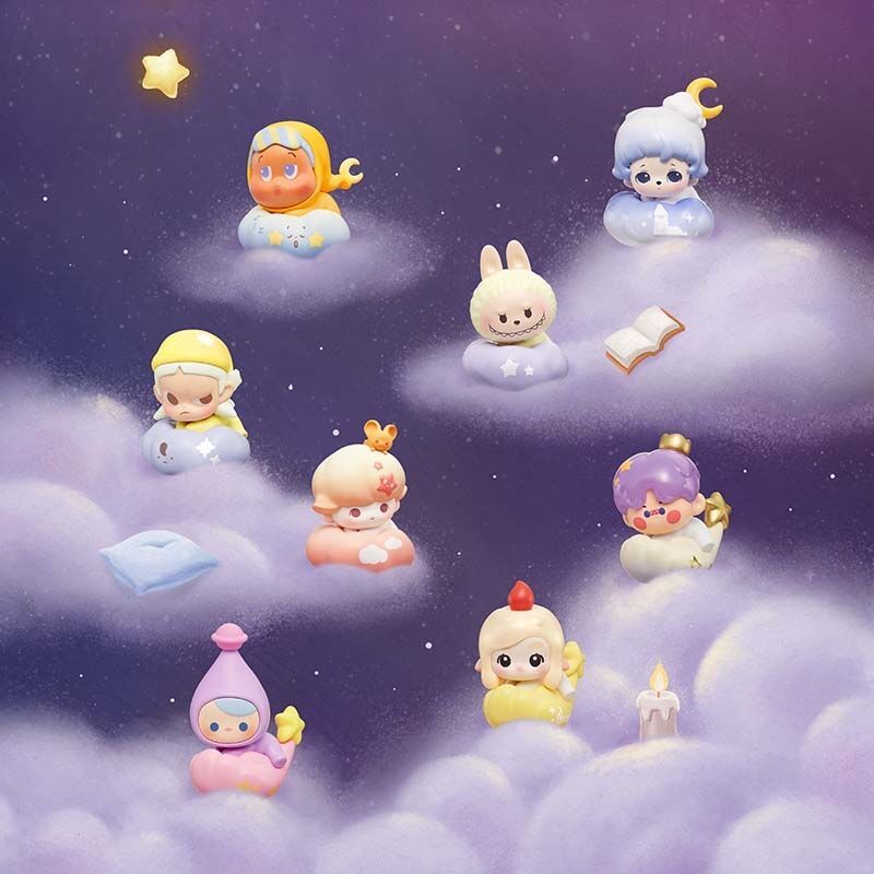 P POPMART POPMART Cute Pellets Good Night Sky Series Doll Mystery Box Decorative mini Doll