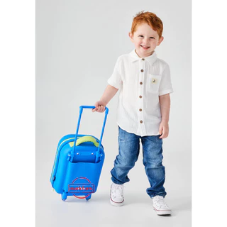 กระเป๋าลากล้อสำหรับเด็ก Paw Patrol ลายยูนิคอร์นและไดโนเสาร์ ขนาดพกพาสะดวก ทำจากพีวีซีทนทาน