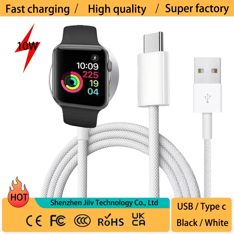 ใหม่ 10W USB Type C iWatch Series 5 6 7 8 9 10 Ultra Fast Watch Magnetic Wireless Charger สําหรับ Ap
