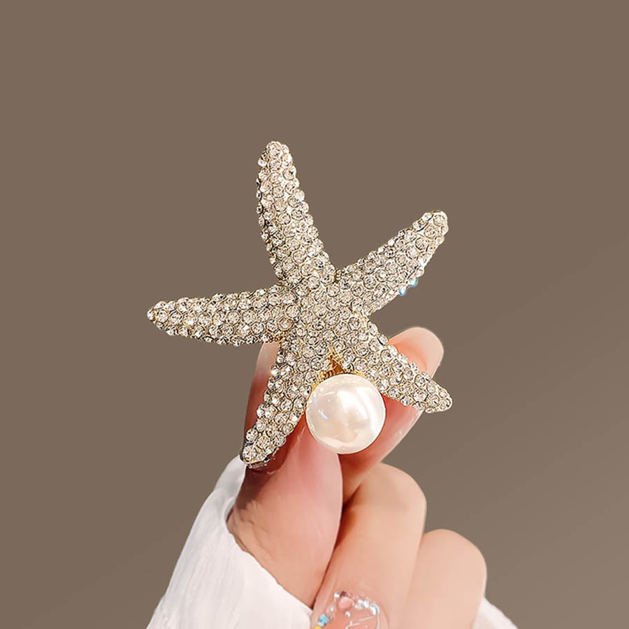 กิ๊บรูปปลาดาวสไตล์ฝรั่งเศสมุก หรูหราสำหรับวันสำคัญ