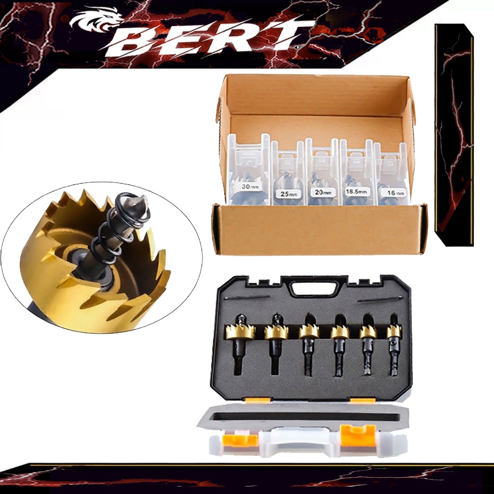 BERT🇹🇭｜ดอกสว่านเจาะเหล็ก เจาะโลหะ เจาะอลูมิเนียม ดอกโฮลซอ เจาะสแตนเลส โฮลซอ ไฮสปีด ดอกส่านเจาะรู Hole Saw
