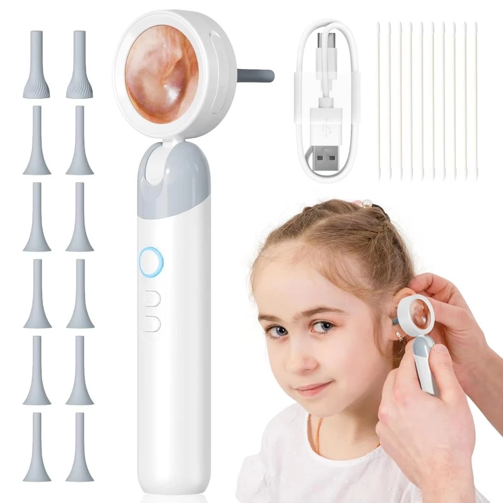 1080P HD Visual Earกล้องไร้สายหูEndoscopeถ่ายภาพวิดีโอหูOtoscope
