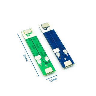 บอร์ดป้องกันแบตเตอรี่ลิเธียม 1S 18650 12A 3.2V/3.7V พร้อมป้องกันชาร์จเกิน คายเกิน กระแสเกิน และลัดวงจร
