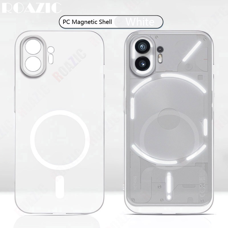 หรูหรา Frosted Magnetic เข้ากันได้กับ Nothing Phone 2 Hard PC Slim กันกระแทก Drop เคสป้องกัน SSY02