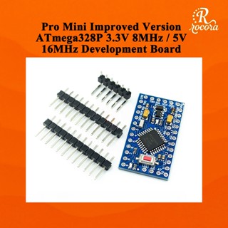 บอร์ดพัฒนา Pro Mini รุ่นปรับปรุง ATmega328P 3.3V/8MHz และ 5V…