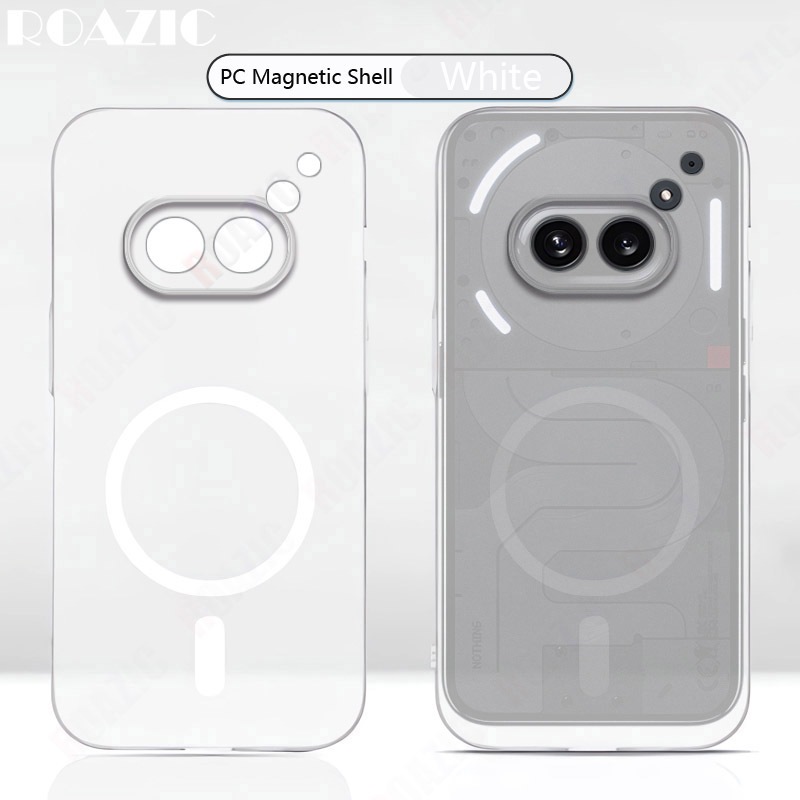 หรูหรา Frosted Magnetic สําหรับ Nothing โทรศัพท์ 2a/Nothing โทรศัพท์ 2a Plus Hard PC Slim กันกระแทก Drop แขนป้องกัน SSY02