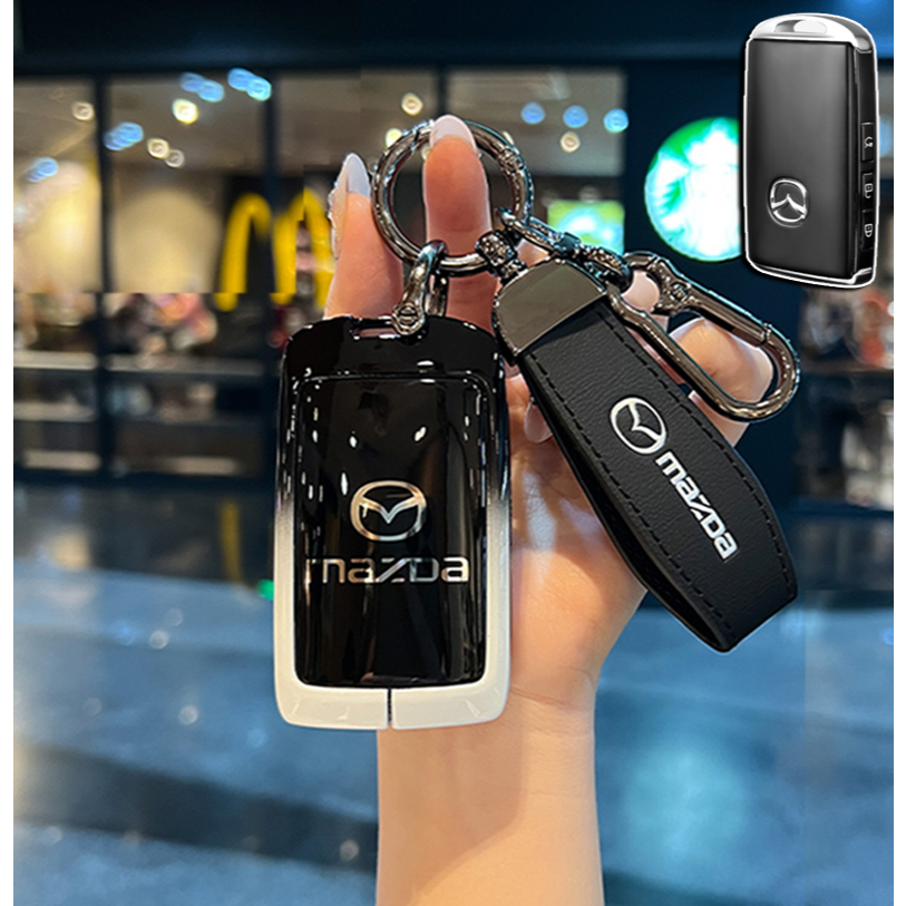 Mazda เคสกุญแจรีโมทรถยนต์ สําหรับ mazda 2 2024 2025 Mazda3 Mazda CX3 CX4 CX7 cx30 CX8 CX5 ของแต่งรถย