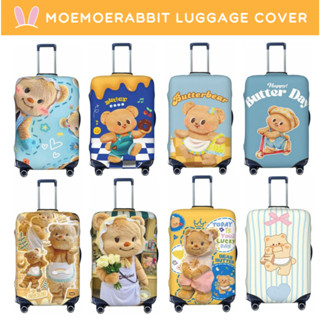 หมีเนย ผ้าคลุมกระเป๋าเดินทาง ผ้าสแปนเด็กซ์ แบบยืดหยุ่น ยืดหย…