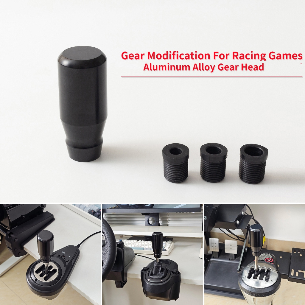 เกียร์ Shift Knob simracing เกม Shifter หัวสําหรับ Thrustmaster TH8A TH8S Logitech G27 G29 G923 PXN 