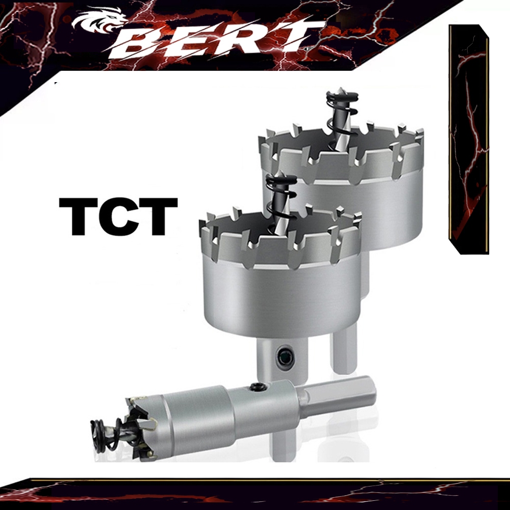 BERT🇹🇭 | TCT ดอกสว่านโฮลซอ คาร์ไบด์ เหล็กสเตนเลส เกรดอุตสาหกรรม สําหรับเจาะรู โลหะ ทองแดง
