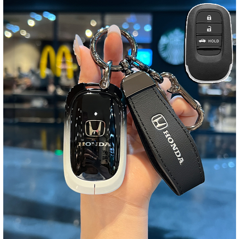 เคสกุญแจรีโมทรถยนต์ สําหรับ Honda Civic RS FE HRV 2024 2025 Accord CRV G6 ของแต่งรถยนต์ พวงกุญแจ