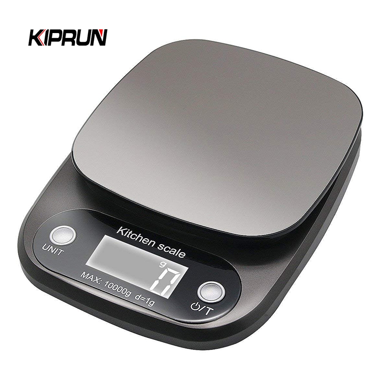 คิปรัน เครื่องชั่งครัวเครื่องชั่งอาหารดิจิตอล10กิโลกรัมความแม่นยําสูงอิเล็กทรอนิกส์ขนาด1กรัมจบการศึกษาที่แม่นยําจอแสดงผล จอแอลซีดี,กันน้ําเครื่องประดับอาหารอบ